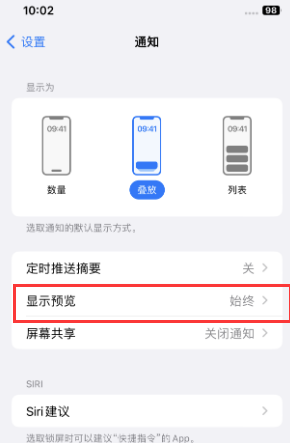 零陵苹果售后维修中心分享iPhone手机收不到通知怎么办 