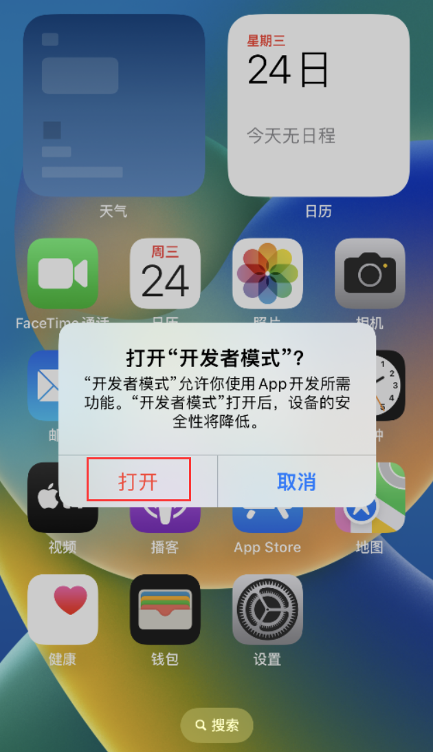 零陵苹果手机维修分享如何打开开发者模式 