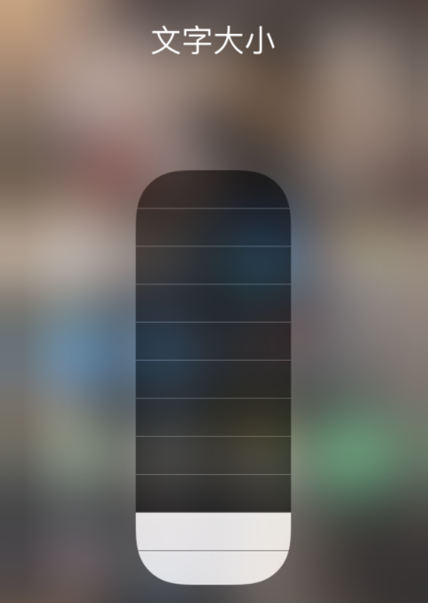 零陵苹果手机维修分享小技巧：在 iPhone 控制中心快速调节字体大小 