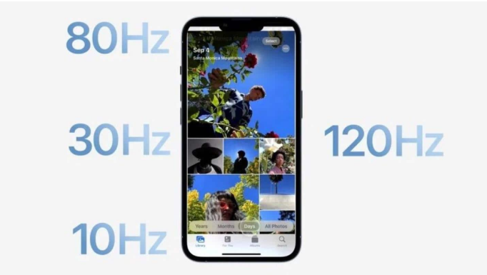 零陵苹果14维修分享iPhone 14有高刷吗 