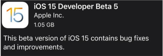 零陵苹果手机维修分享如何升级到iOS15.0 beta5 